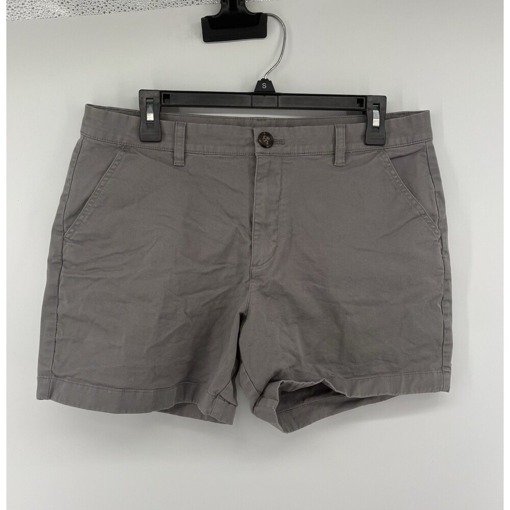 Chubbies Shorts Men 34 Gray 5.5" Inseam Orginals Stretch Chino Casual Summer
